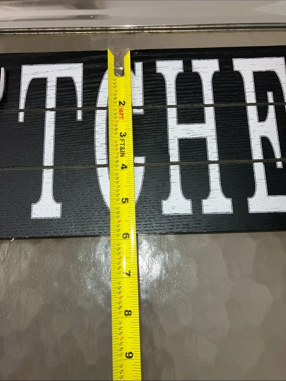 Black 'KITCHEN' Wall Plaque with 3D Fork Accent